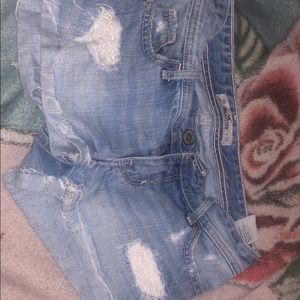 Hollister jean shorts size 00